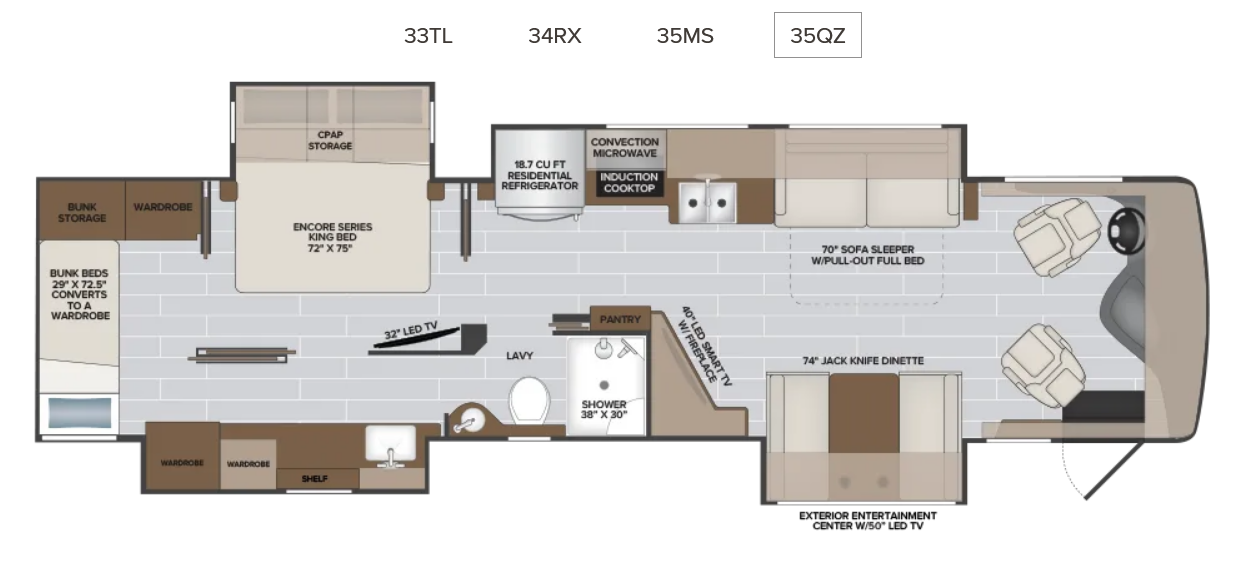 Holiday Rambler Nautica Class A Motorhome